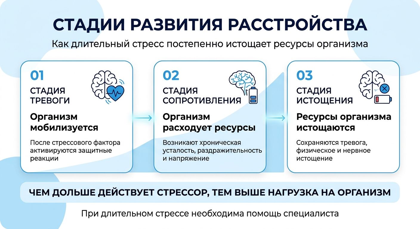 Лечение стресса в Большом Утрише инфографика